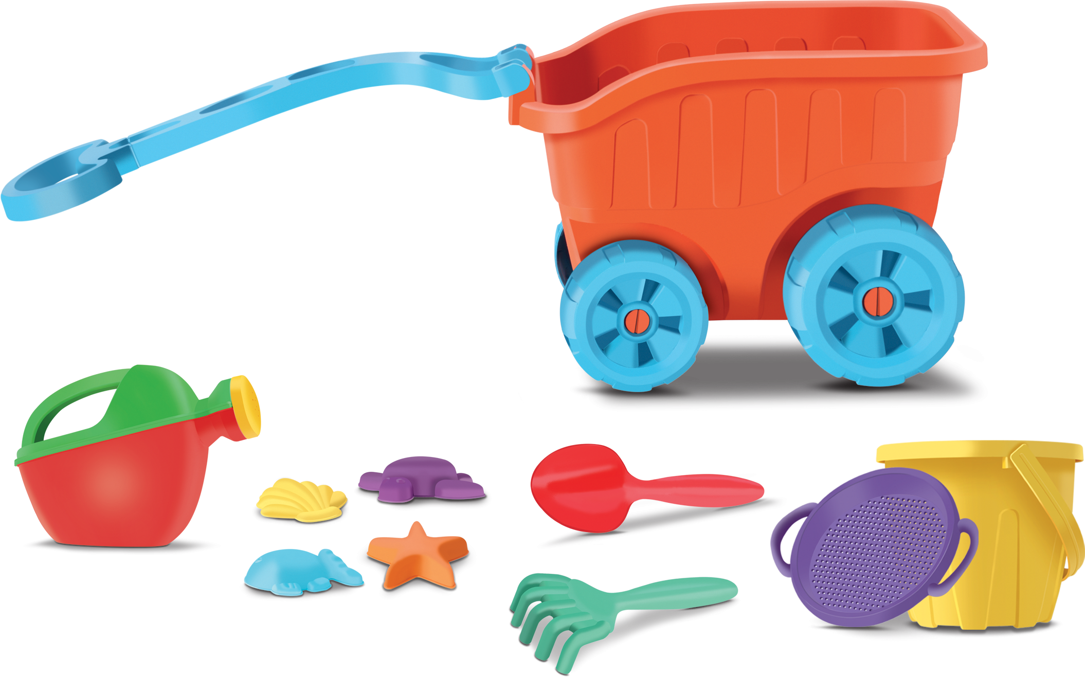 Diver Praia - Carriola com Acessórios 