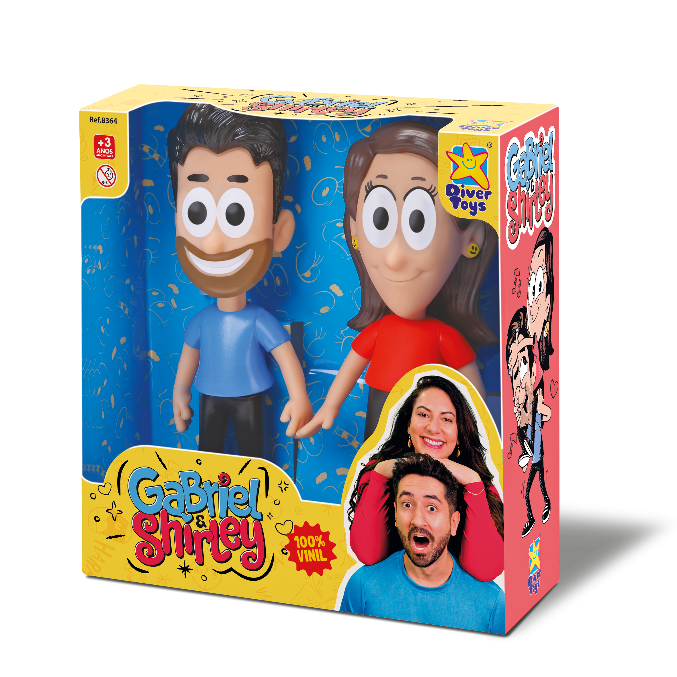 Bonecos Gabriel & Shirley 