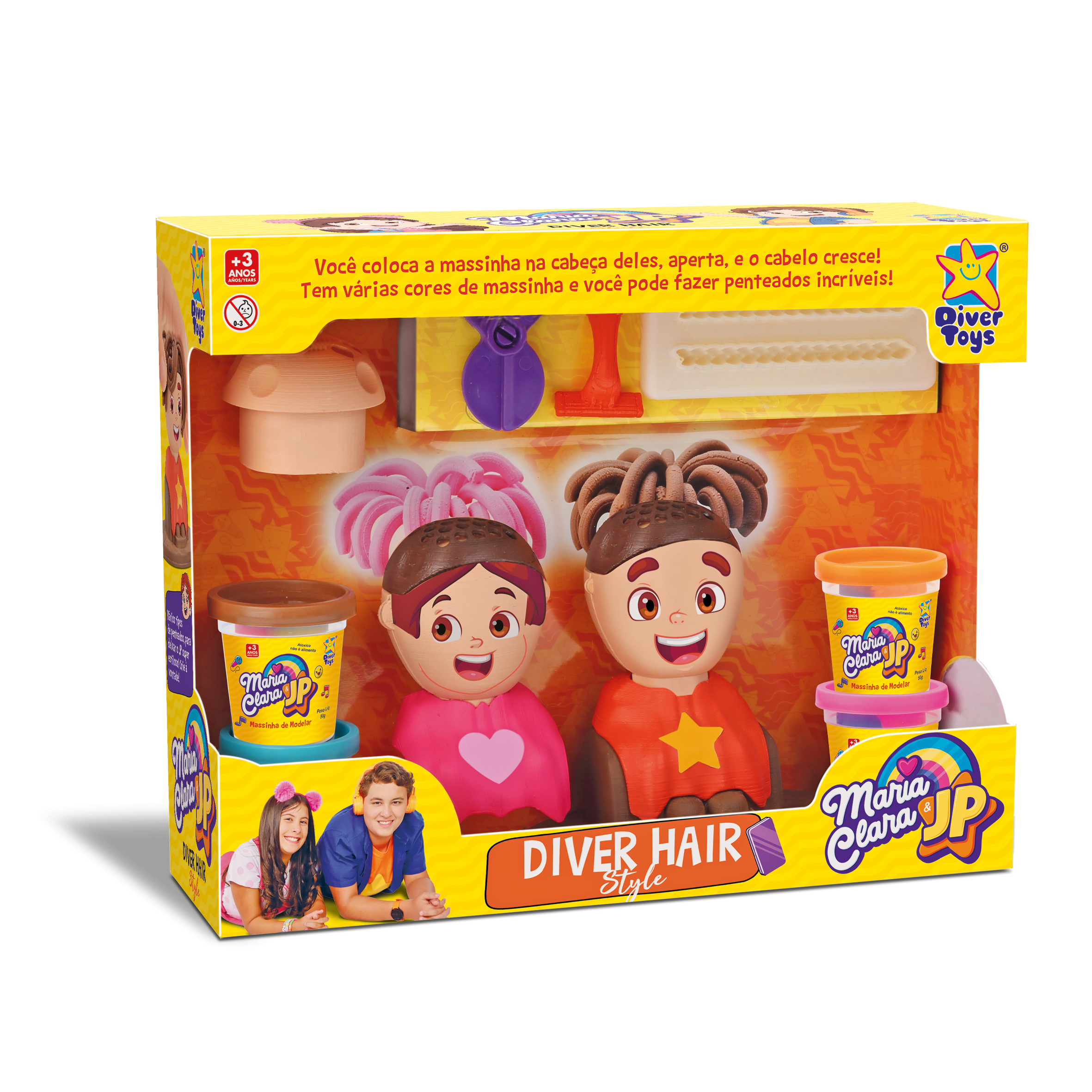 Maria Clara & JP - Diver Hair Massinha de Modelar 