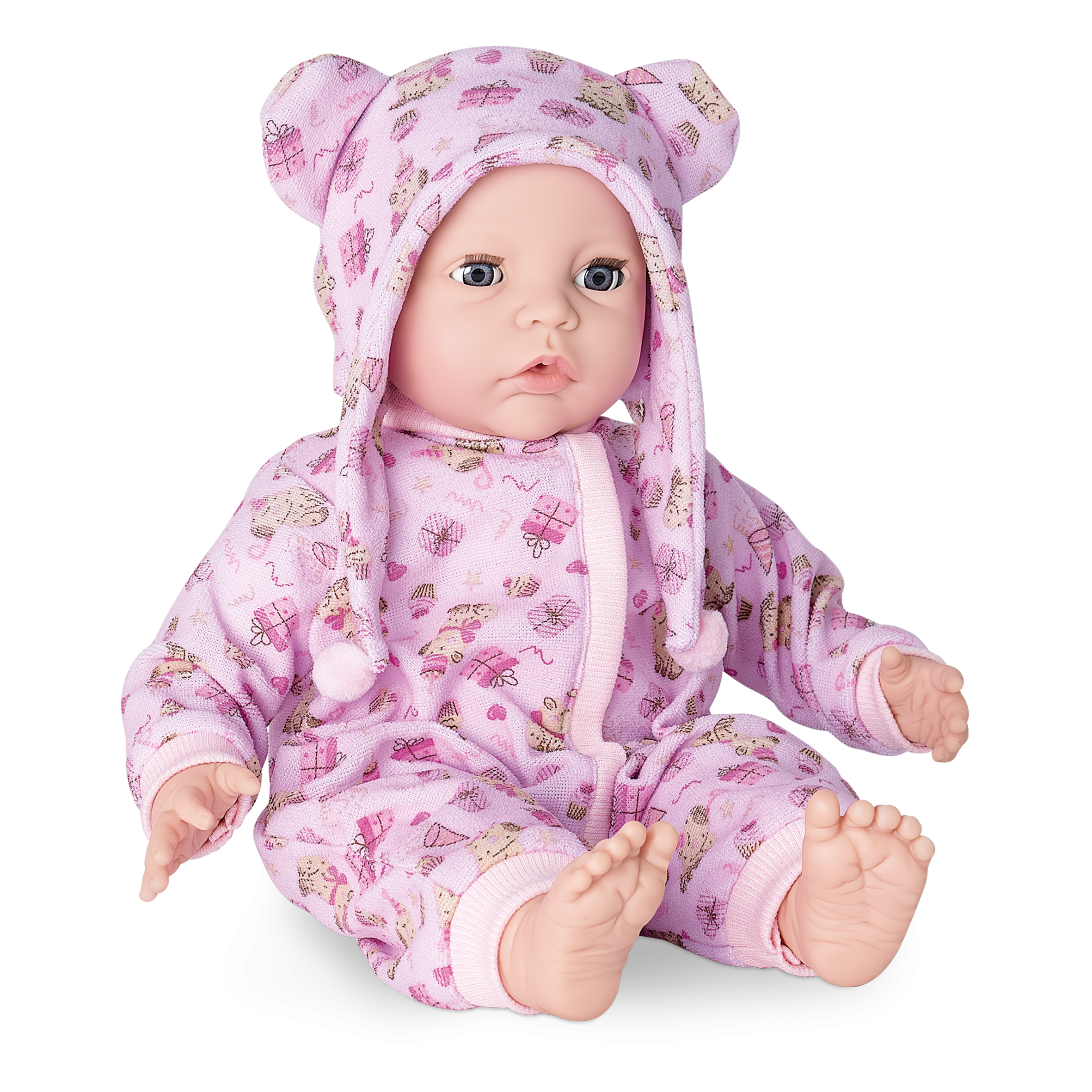 New Born - Brincando de pijama Menina (E-commerce)