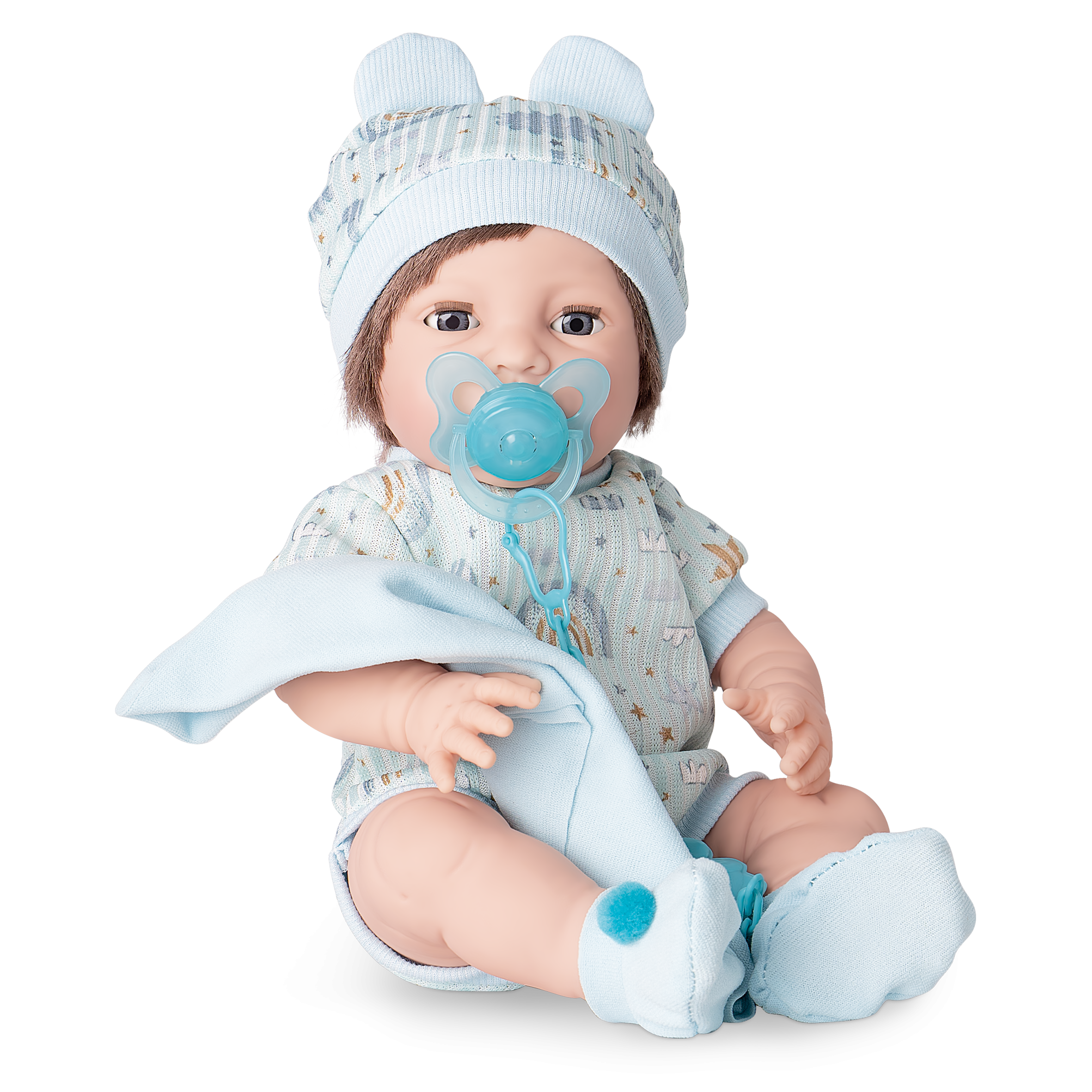 New Born Premium Menino com cabelo (E-commerce)