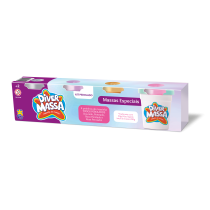 Diver Massas - Kit 4 Potinhos Perolados